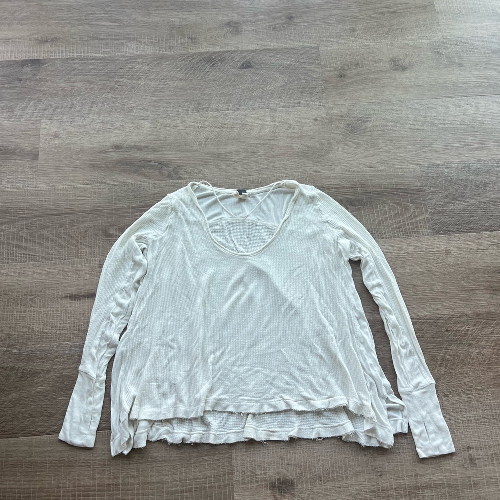We The Free White Long Sleeve Top